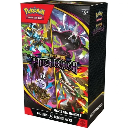 Pokémon TCG: Mega Evolution Pitch Black - Booster Bundle Box (6 Packs)