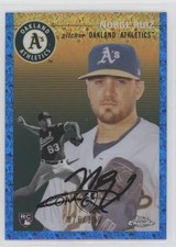 2023 Chrome Platinum Anniversary Blue Mini-Diamond Refractor Norge Ruiz 16wa