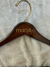 Vintage antique wooden clothes hanger  