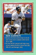1997 Pinnacle Players Choice (Mini) Ken Caminiti No# Padres👍