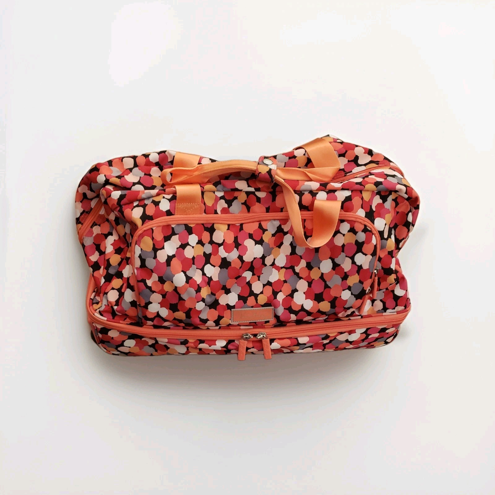 Vera Bradley Rolling Duffel Bag Wheeled Carry On Travel Luggage Weekender + Cosm