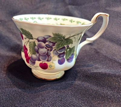 Royal Albert Covent Garden Grapes Tea Cup Only Made In England 1994 Vintage