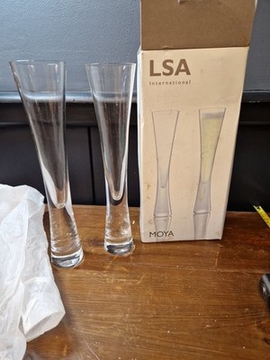 LSA International Moya Handmade Glas Sektflöte 2er Set 170ml