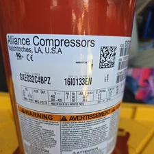 New Trane COM11225 Compressor SCROLL, ALLIANCE SXE032C4BPZ 460-60-3 R22 w/ POE