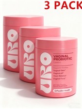 3PACK URO O Positiv Vaginal Probiotics for Women pH Balance w/ Prebiotic 180pcs