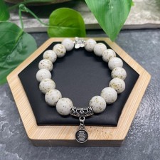 Handmade Ceramic Bead Beaded Stackable 6.5 Plus Stretch Bracelet New B534