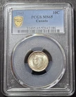 Canada 1943 Dime, PCGS MS65