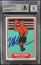 Mike Tyson Signed 2024 Fiterman Sports Exclusive Card BAS 16606189 PO 2 Auto 10