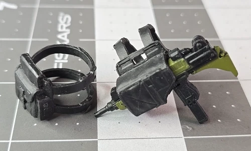 G.I. Joe Classified 1/12 Scale custom fodder Leg Holster and Uzi gun accessories