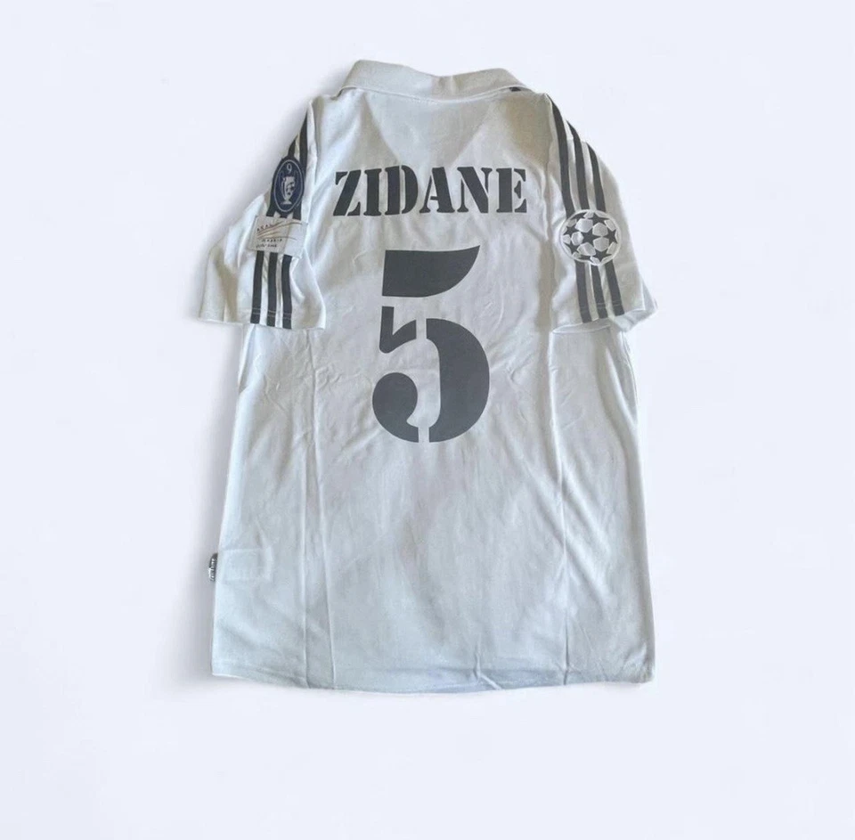 2002-03 Зидан Real Madrid ретро дома Джерси #5 размер маленький - Изображение 2 из 3