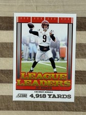 2025 Panini Score Football Joe Burrow League Leaders Card #1