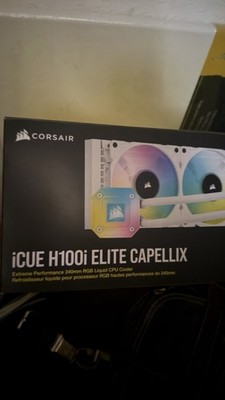 Corsair iCUE H100i Elite Capellix 240mm RGB AIO Liquid CPU Cooler AS-IS