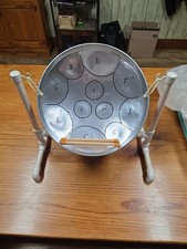 Ausgefallene Pfannen Mini Pfanne - 11 Noten Silber/Rot 13,5" Durchmesser Stahl Dru - wenig benutzt