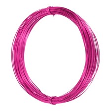 1mm Aluminum Craft Flat Wire,98Ft 0.3mm Thickness Armature Wire, Rose Red