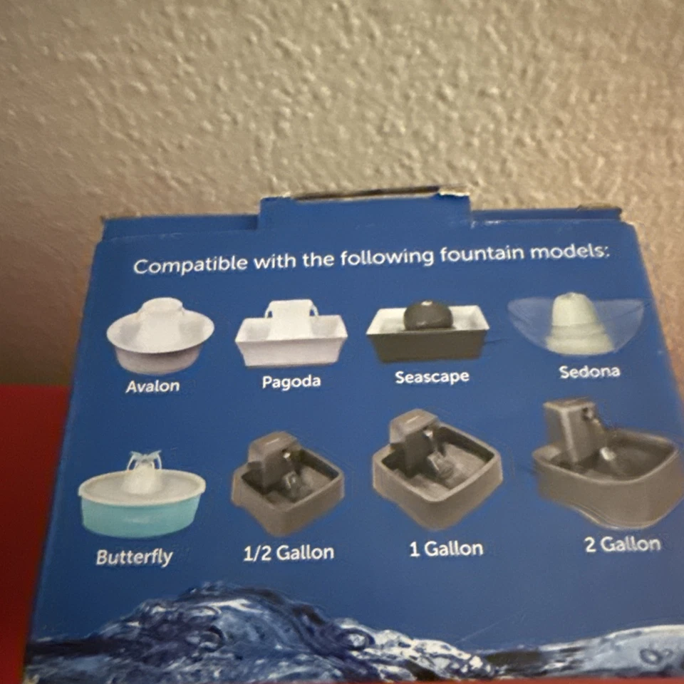 Paquete de 3 filtros de carbón Drinkwell para fuentes Avalon y Pagoda PAC00-13906 Foto 3 de 4