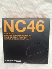 MAC Studio Fix Powder Plus Foundation NC46 Full Size 0.52oz / 15g Authentic NIB