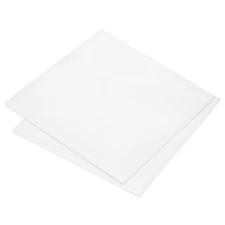 2 PCS 12x12x1/8-inch White UHMW Polyethylene Sheets Ultra High Molecular Weight