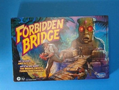 2021 Hasbro Forbidden Bridge  Adventure Board Game New Open Box  Sealed Pieces