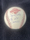 DAVID CONE SIGNED 96 WS CHAMPS OML 1996 WORLD SERIES BASEBALL BECKETT YANKEES