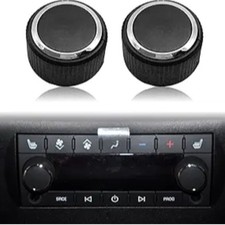 Car Rear Radio Volume Control Knob, Radio Repair Kit Replacement Button Compatib