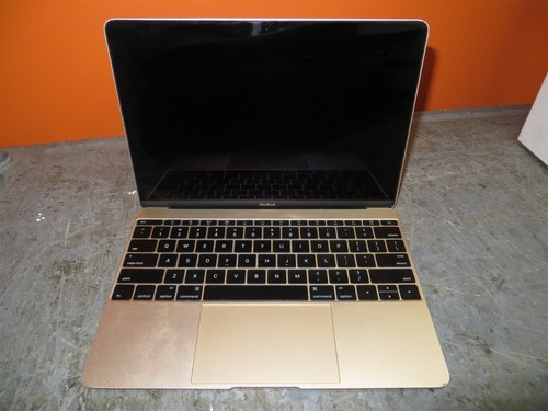 Apple 2015 Gold MacBook A1534 Core M 1.1GHz 8GB 256GB SSD MacOS No PSU AS-IS
