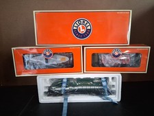 Lot X 3 locomotive train Lionel GP-8 #6-28843, wagon couvert, Caboose A41