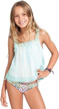 Billabong Girls Endless Skies Tank Shirt CLEARANCE 