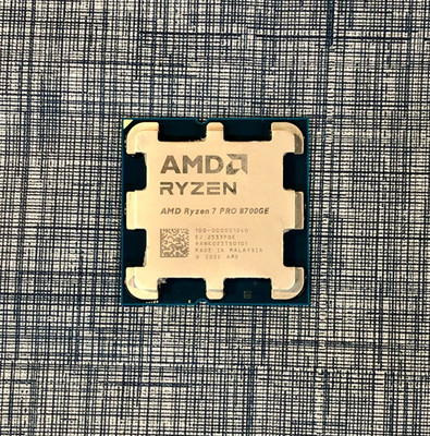 AMD Ryzen 7 PRO 8700GE AM5 8-Core 16-Thread CPU Radeon 780M