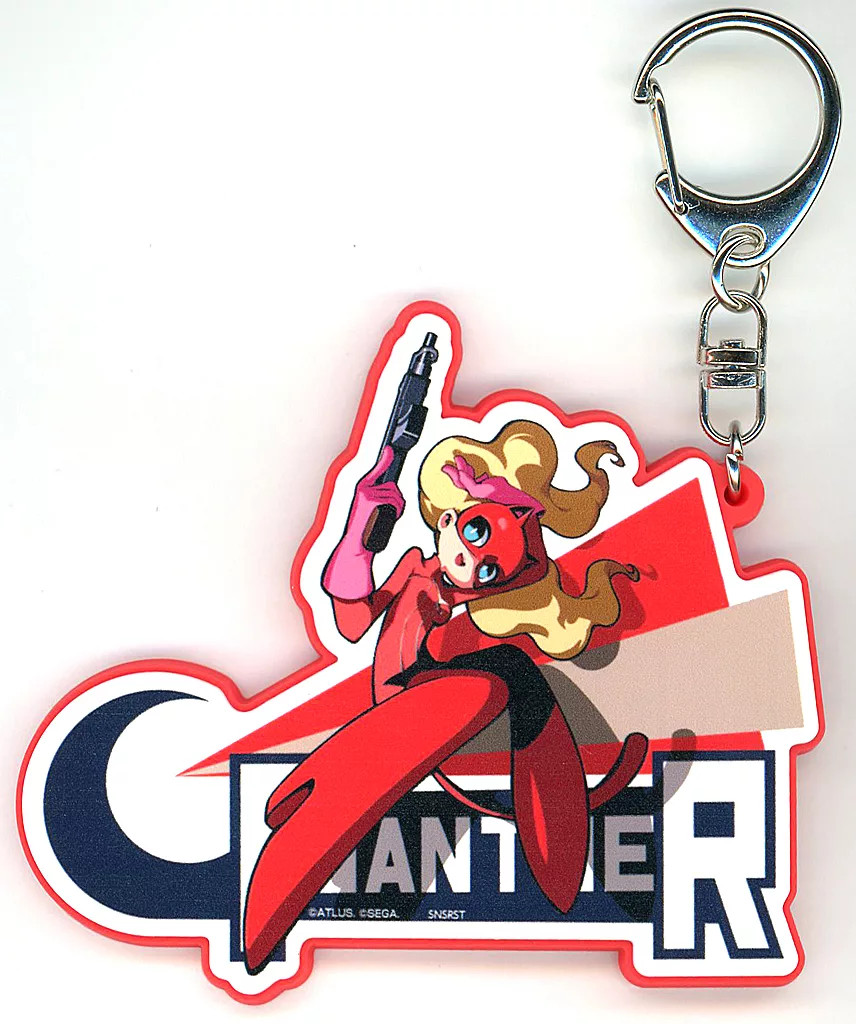 Persona 5 Tactica Rubber Keychain An Takamaki Panther Jewelry