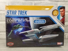 Polar Lights Star Trek USS Grissom & Klingon Bird of Prey Model Kit New Sealed 1