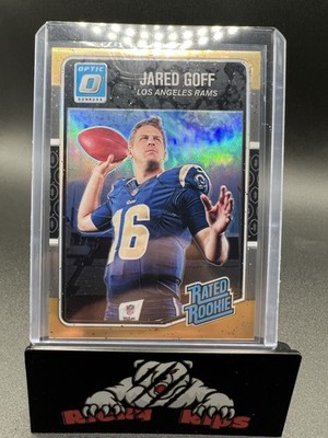 2016 Panini Jared Goff Optic Rated Rookie Orange /199 #172 LA Rams Detroit Lions