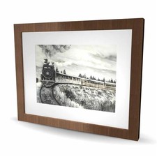 Begin Home Decor C1fm1620kz53l7 16 X 20 In. Steam Engine Train - Framed Matte... Begin Home Decor C1fm1620kz53l7 16 X 20 In. Steam Engine Train - Framed Matte...