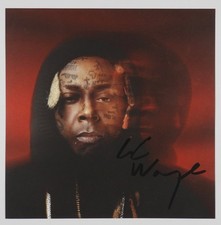 Lil Wayne w Autograph Signed 11" x 11" Insert Vinyl Record Album Tha Carter VI