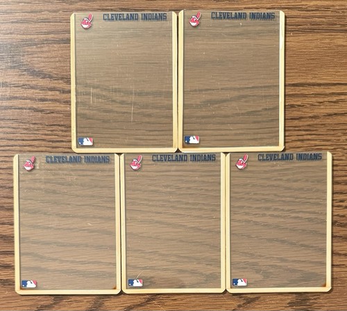 5 Cleveland Indians 3 x 4 Top Loaders - Picture 1 of 1