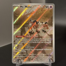 Mr. Mime 179/165 Illustration Rare 151 Pokemon Holo on eBay