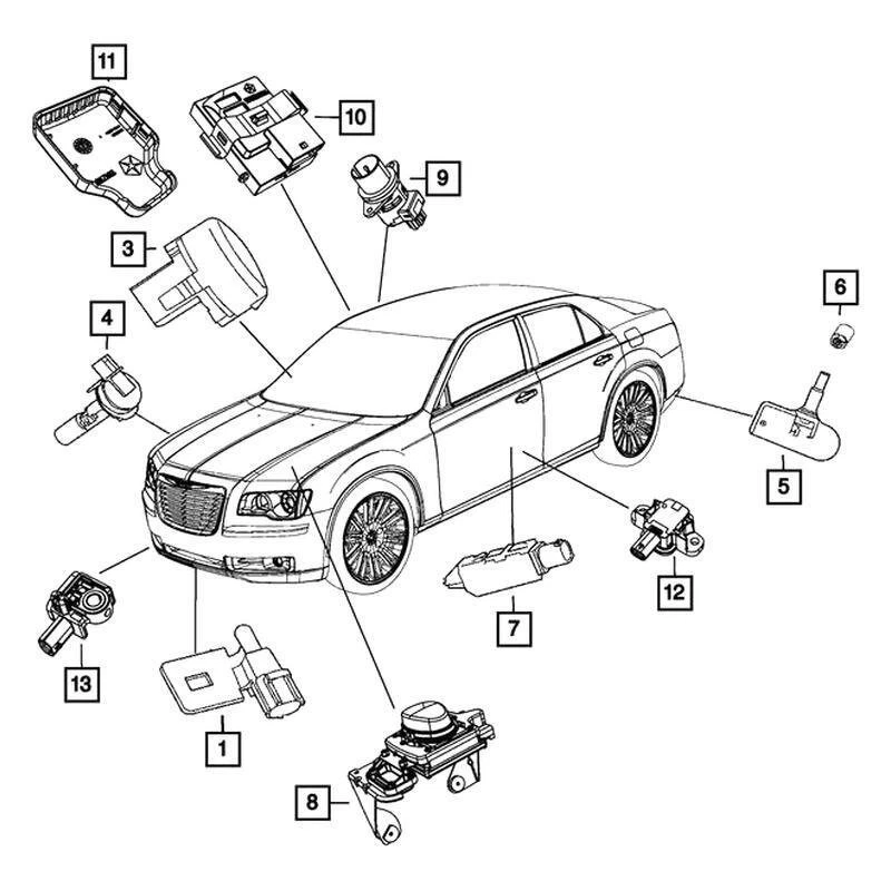 For Dodge Charger 2009-2023 Mopar 56054036AB Seat Position Sensor — 第 4/4 张图片