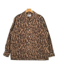 WACKO MARIA Casual Shirts BeigexBrownxBlack(Patterned) M 2200625733057