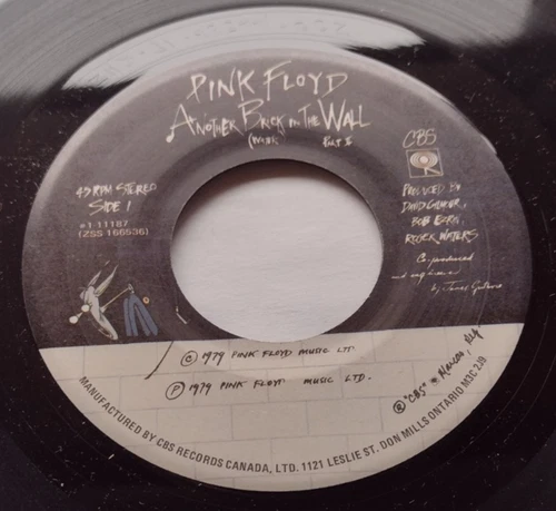 CANADA!!! NM- PINK FLOYD Another Brick In The Wall (Part II) / One Of My 1979 45