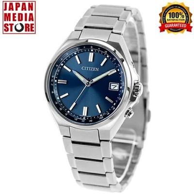 Citizen CB1160-55L blaues Zifferblatt Titan Direktflug Atom Funk Solar Herrenuhr