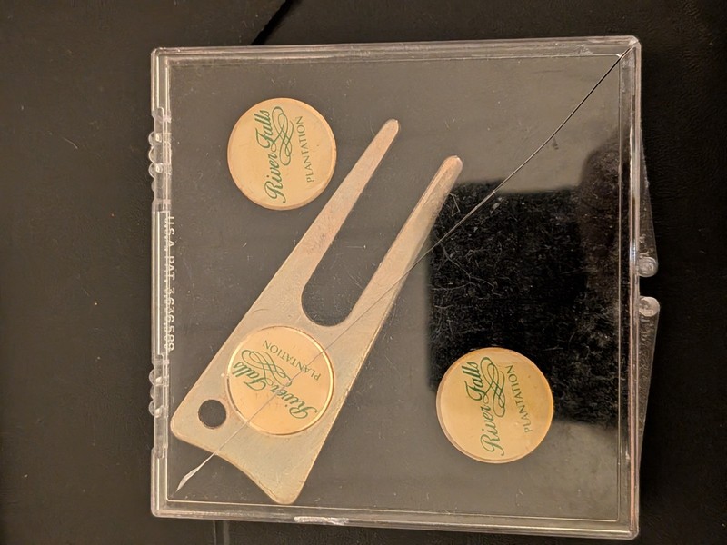 River Falls Miller Golf Divot Repair Tool And Ball Marker Set
