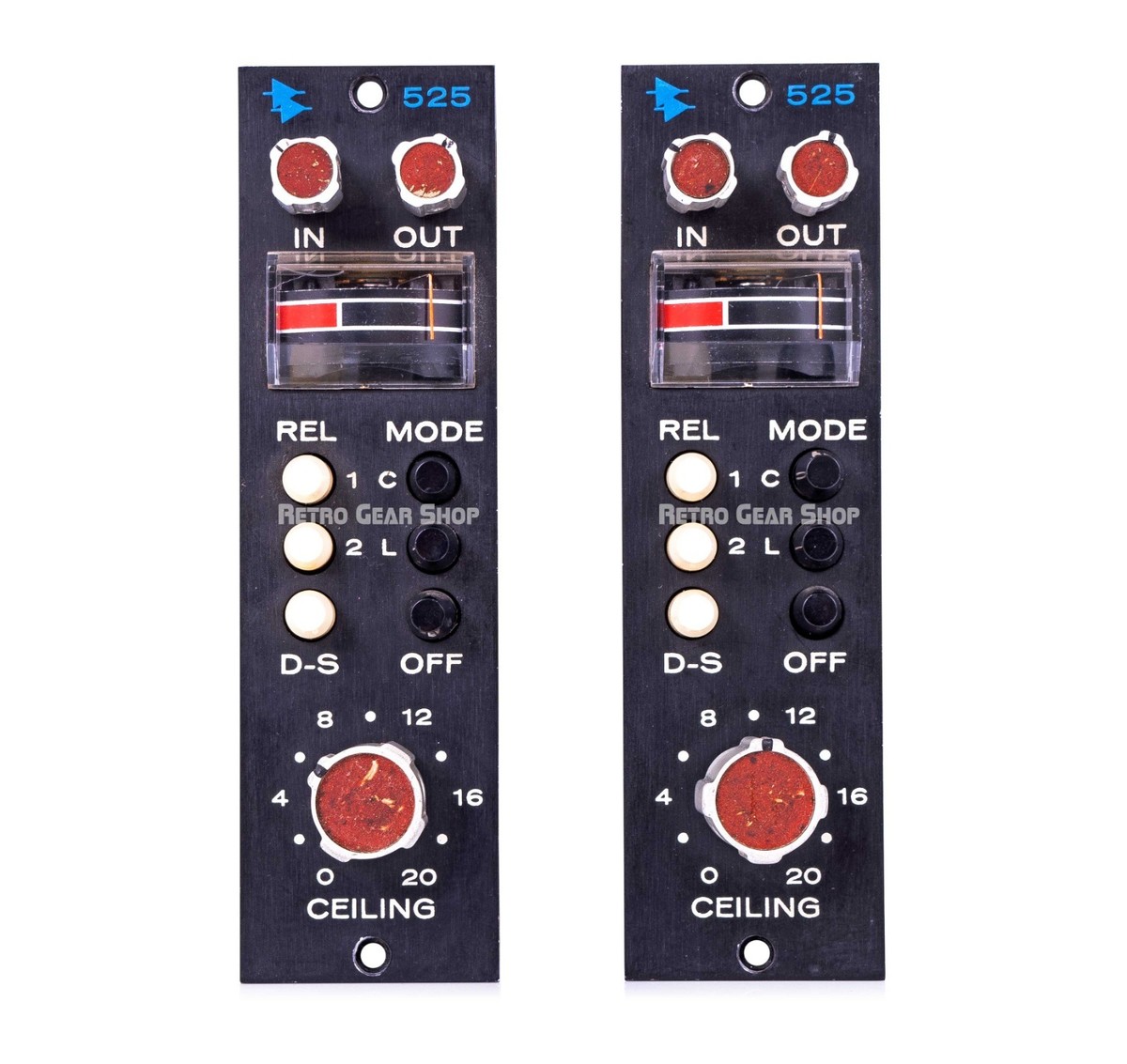 API 525 Compressor Limiter 500 Series Stereo Pair Vintage 1969