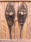 Old VINTAGE Snowshoes 42" Long x 11" Wide  GREAT For DECORATION SNOW SHOES