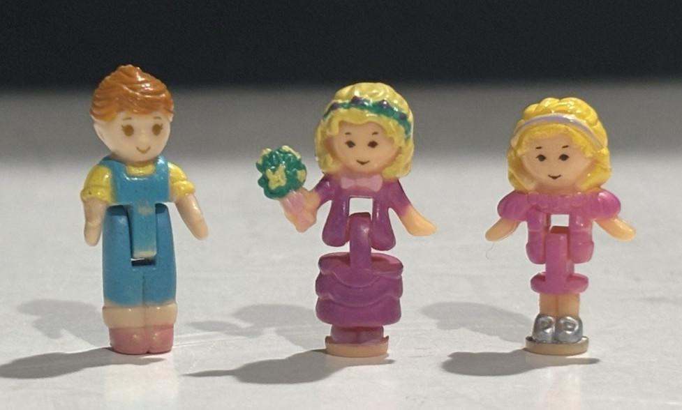 Polly Pocket  Dolls  1993 - set of 3