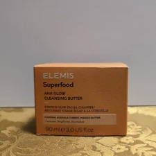 Elemis Superfood Glow Cleansing Butter Radiance Boosting Facial Cleanser 3 oz