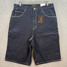 Vintage Sean John Shorts Mens 32 Dark Blue Denim Baggy Carpenter Jorts Y2K VTG