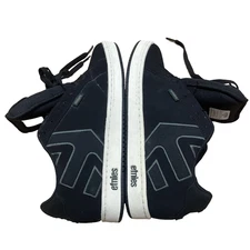 ETNIES Skateboard Shoes Fader Men 9 Black/Green Y2k Skater Chunky Low Rare NWOT