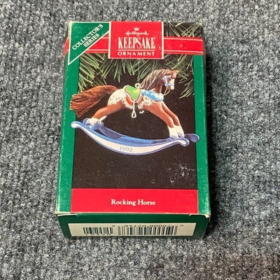 Hallmark Keepsake Ornament Rocking Horse 1992 Collector's Series 12th NOS