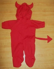 RED DEVIL HALLOWEEN COSTUME SUIT HOOD+MASK for 15-16-17" CPK Cabbage Patch Kids