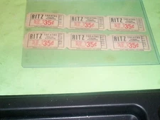 Vintage lot Ritz Theatre 35c tickets Spokane Washington 