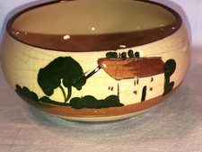 Four Pieces Motto Ware 2 Bowls Tiny Cup And Saucer